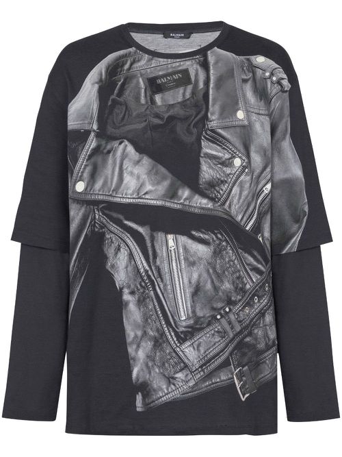 Graphic-print T-shirt - Black
