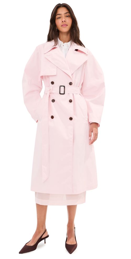 Toby Trench Coat Icy Pink