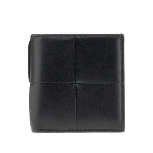 BOTTEGA VENETA Intreccio leather bi-fold wallet Man One Size