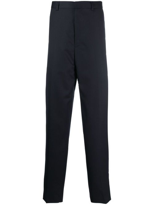 Tapered wool trousers - Blue