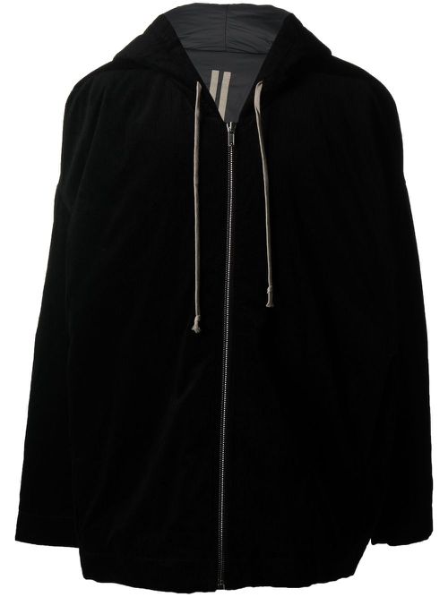 Drawstring hoodie jacket - Black