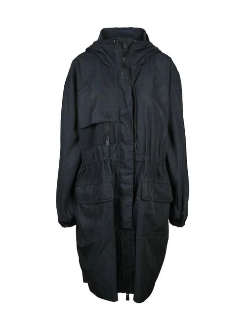 Black Polyester Trevor Twill Waterproof Jacket