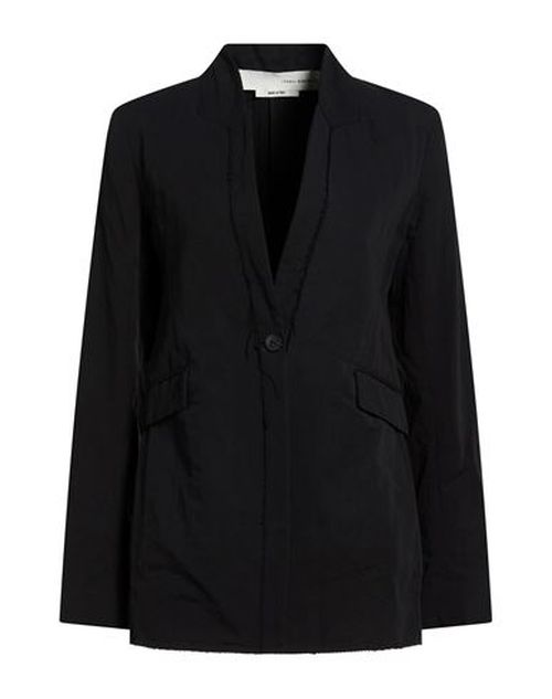 Woman Jacket Black Size 4 Cotton, Linen