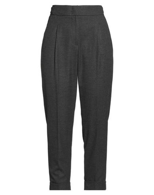 Woman Pants Charcoal Size 12 Polyester, Viscose, Elastane