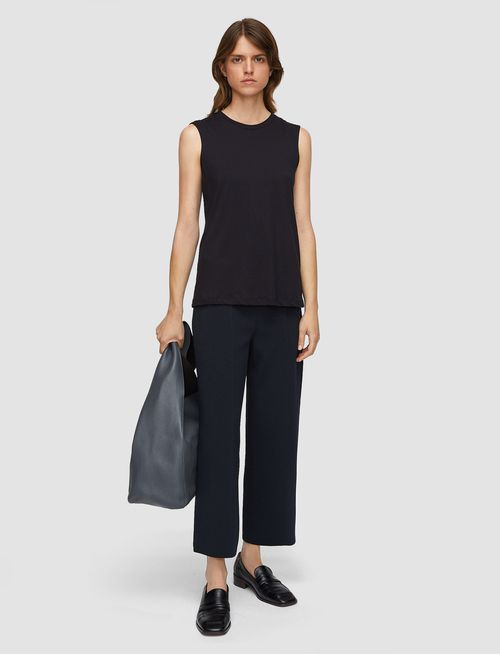Cotton Silk Jersey Tank Top - L