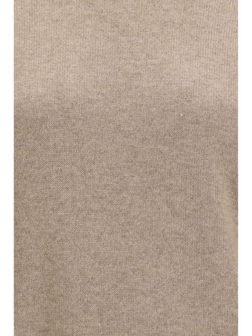 Cashmere Turtleneck Sweater — Brown