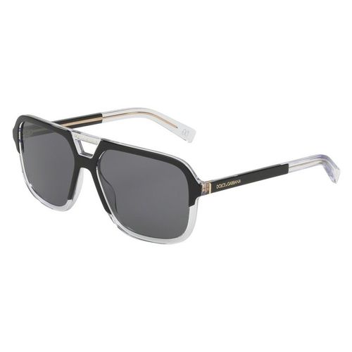 Men's Dolce & Gabbana Dg4354 501/81 Sunglasses in Black | Size 58 | DG4354 Color 501/81