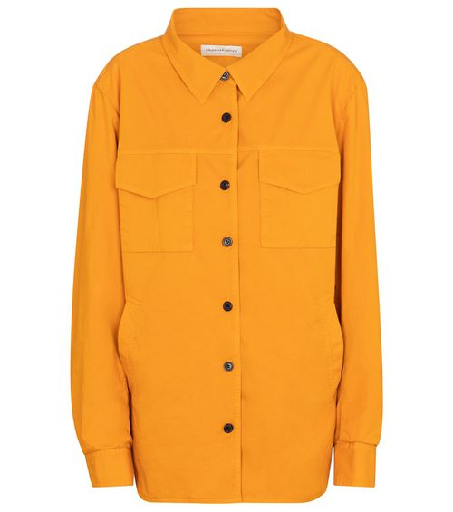 Cotton shirt jacket