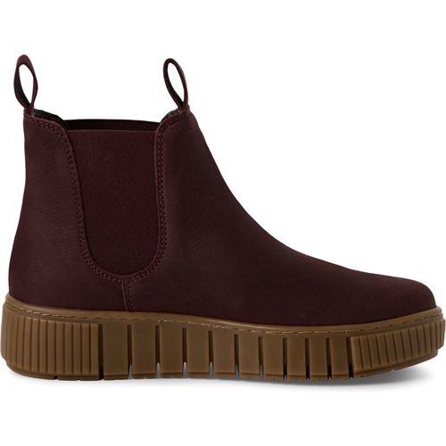 Tamaris Womens Bordeaux Burgundy Leather Chelsea Ankle Boot