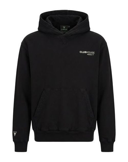 Man Sweatshirt Black Size L Cotton