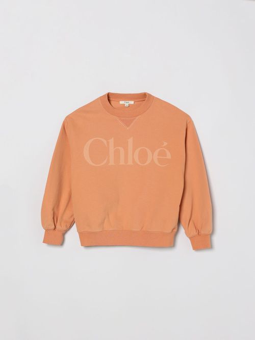 Sweater CHLOÉ Kids color Orange