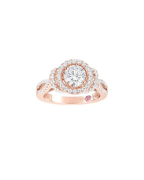 Rose Gold Vermeil CZ Ring