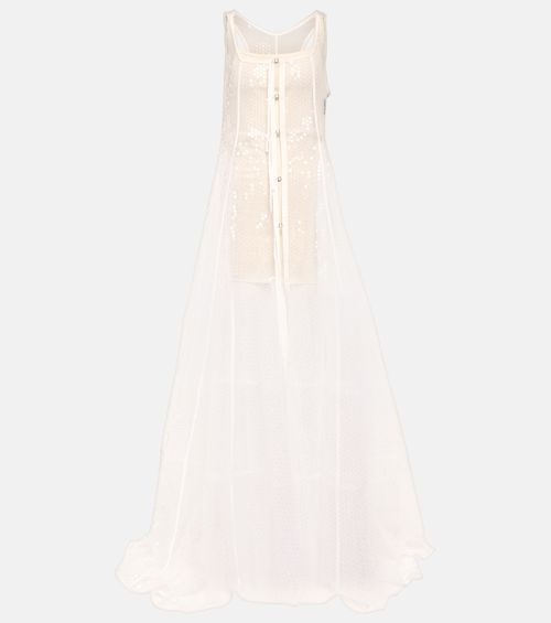 La robe Dentelle embellished gown