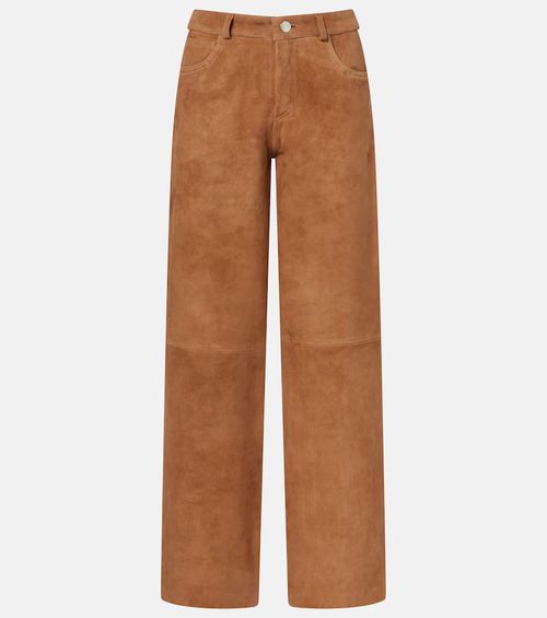 Milo suede wide-leg pants