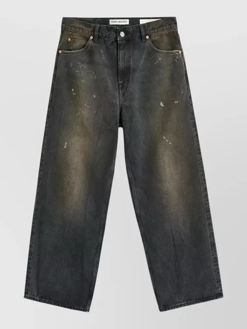 Our Legacy - straight leg trousers belt loops five pocket