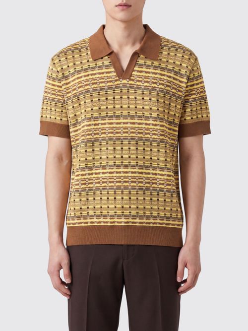 DRÔLE DE MONSIEUR Polo Shirt Men color Yellow