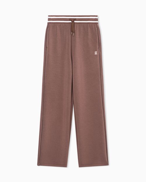 Jogger pants with contrasting trims