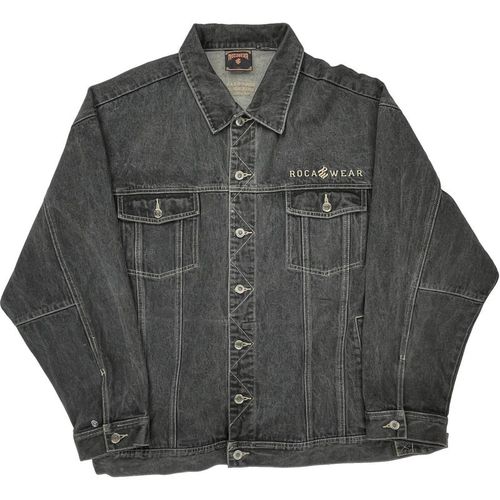 Rocawear Hip Hop Denim Jacket - Grey Deni