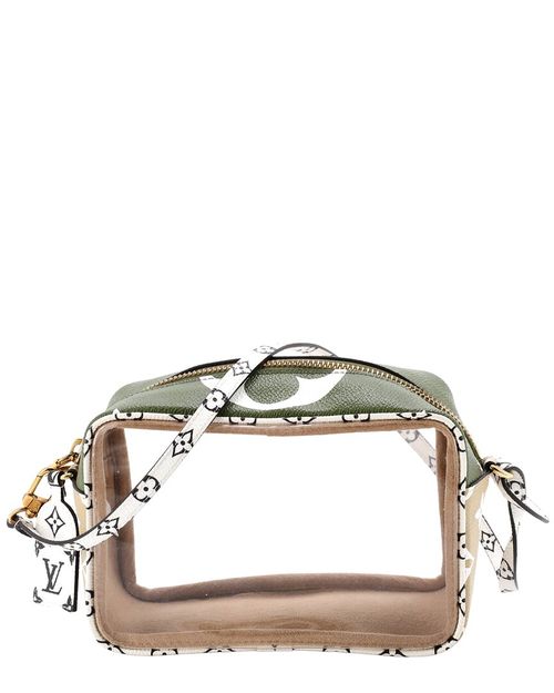 Green Limited Edition Colored Monogram Giant Beach Pouch
