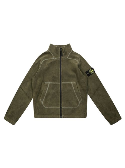 Junior Zip Sweatshirt with Logo Badge