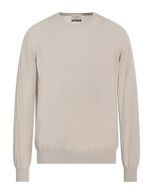 Man Sweater Beige Size 44 Cotton