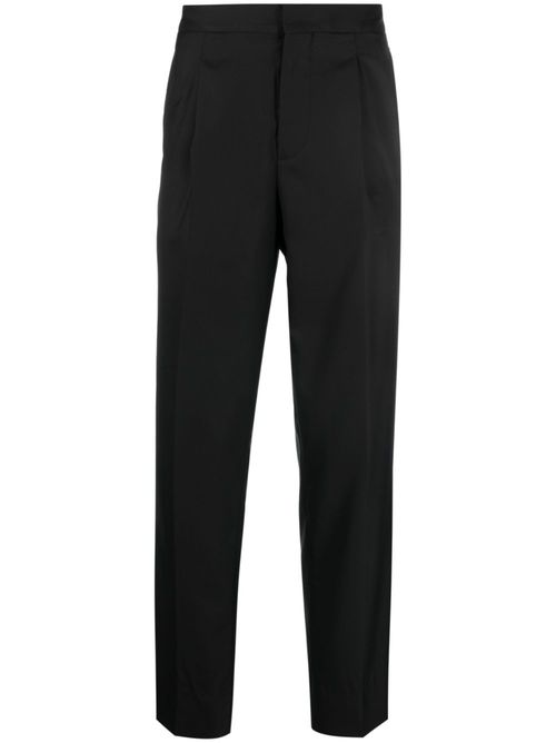Tailored cropped trousers - Black