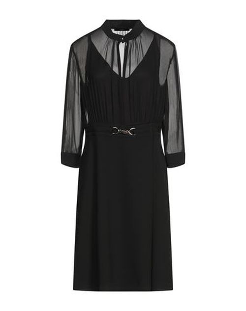Seventy Venezia Woman Midi dress Black Size 6 Polyester, Elastane