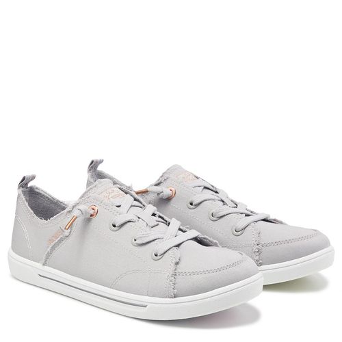 Women's Bobs B Cute 2.0 Slip On Canvas Sneakers (Grey Canvas)