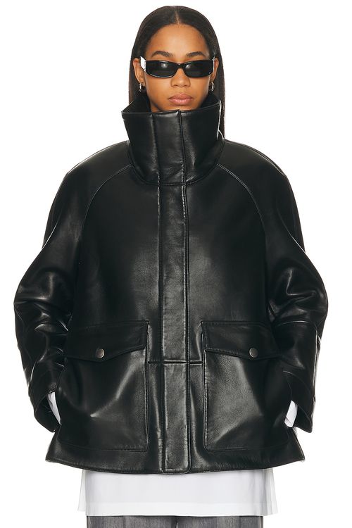 Altuzarra Aragon Coat in Black - Black. XS/S also in