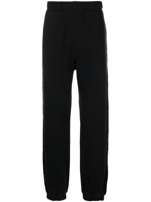 Straight-leg track pants - Black