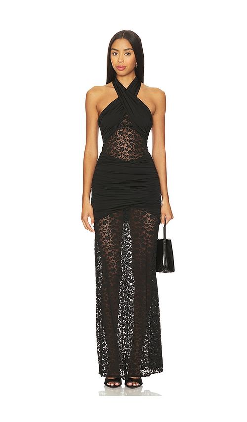 Lovers and Friends Sachi Gown in Black. XS also in L, M, S
