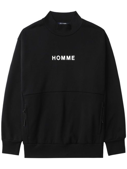 Logo-print sweatshirt - Black