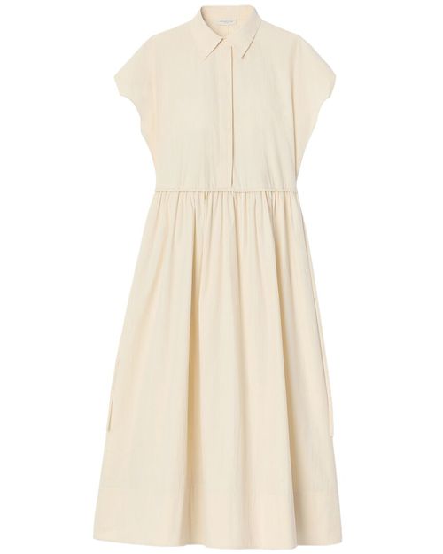 Plus Gathered Waist Shirtdress