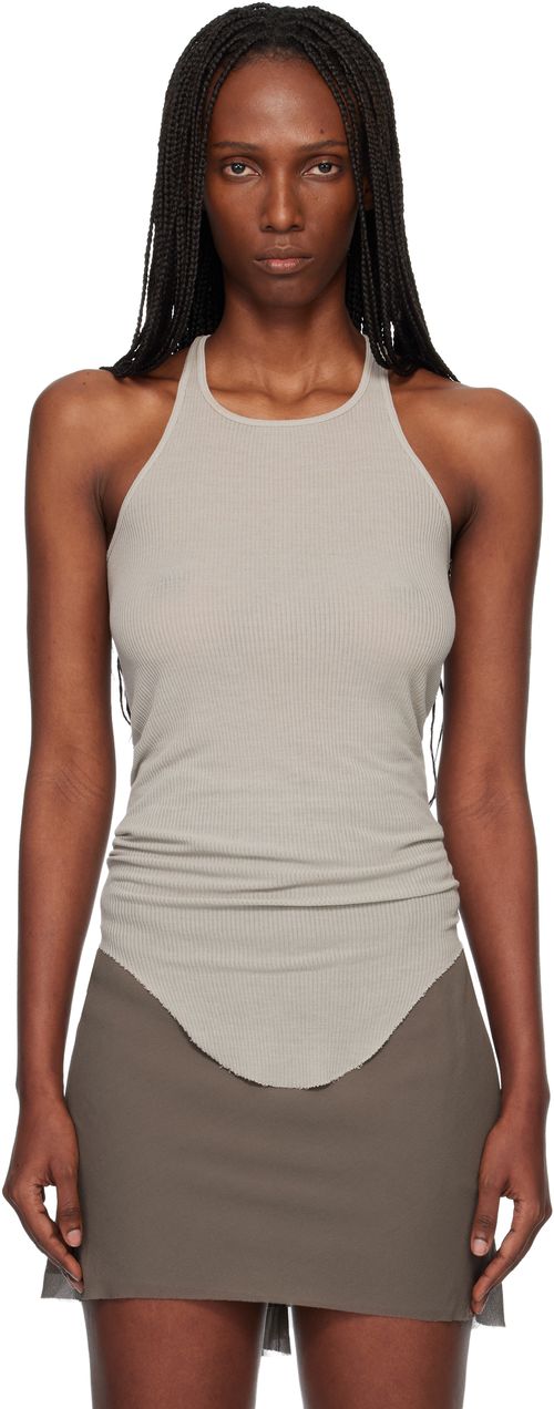 Off-White Temple Basic Rib Tank Top