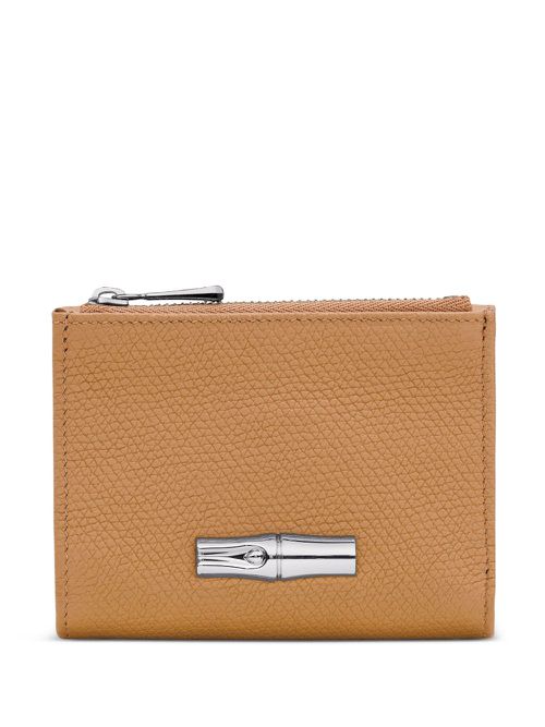 Leather wallet - Orange