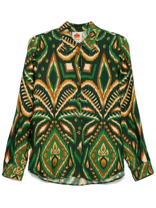 Pineapple Ikat shirt - Green