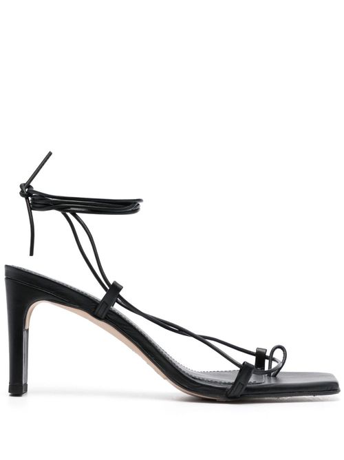 Bellini square-toe sandals - Black