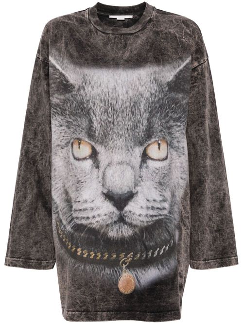 Big Cat T-shirt - Grey