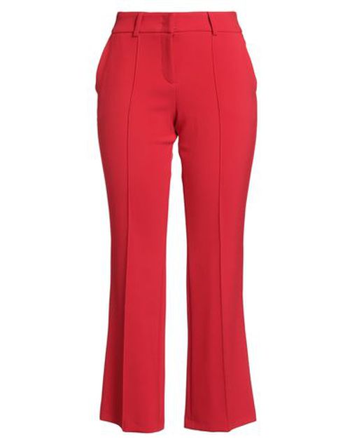 Woman Pants Red Size 12 Polyester, Viscose, Cotton, Elastane