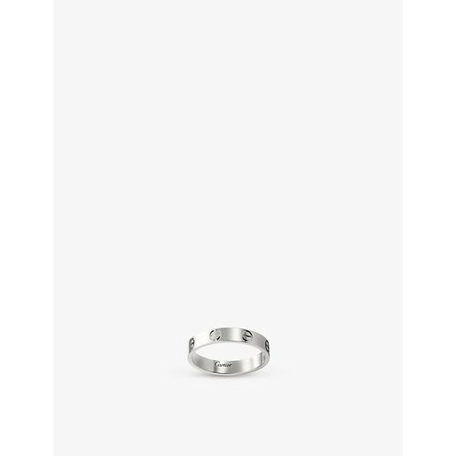 Love Small Platinum Wedding Band