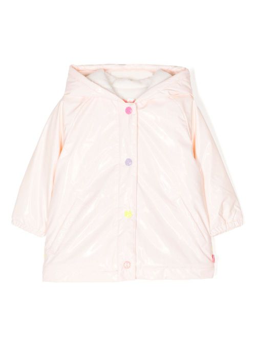 Graphic-print padded jacket - Pink