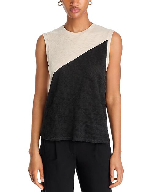 Color Blocked Sleeveless Top