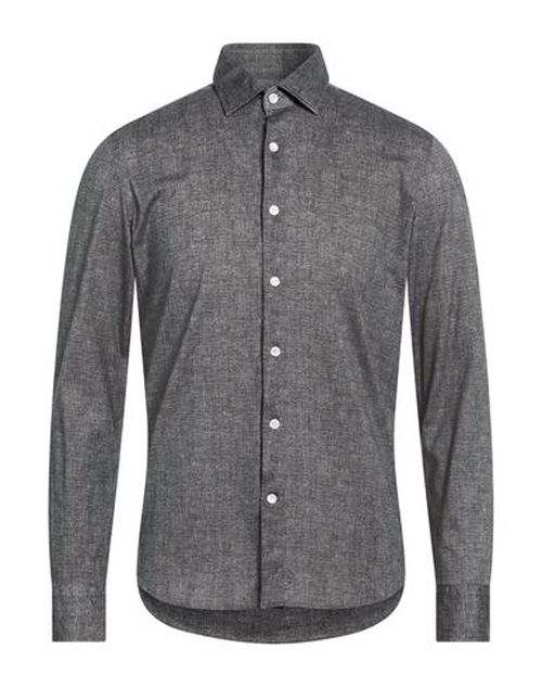 Man Shirt Black Size 15 ¾ Cotton