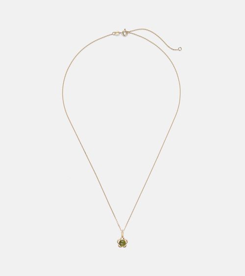 Kensington 14kt gold necklace with peridot