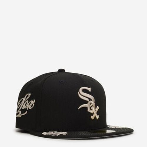59Fifty Chicago White Sox Embroidery Wordmark Fitted Hat in Black