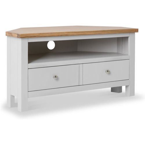 Farro Corner TV Stand | Grey, Cream, White or Charcoal | Roseland