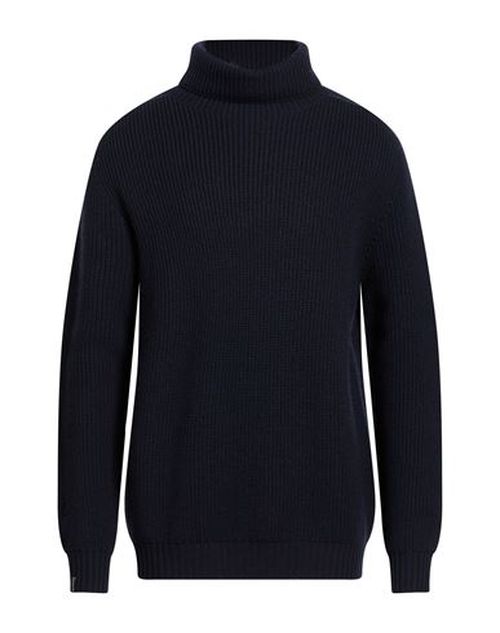 Man Turtleneck Midnight blue Size 42 Merino Wool