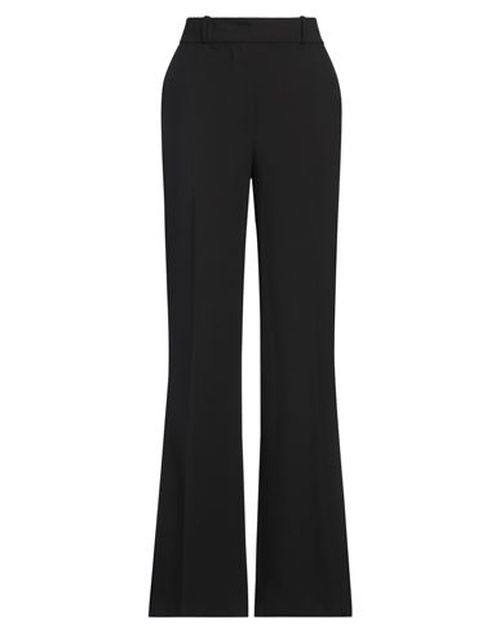 Woman Pants Black Size 4 Recycled polyester, Polyester, Viscose, Elastane