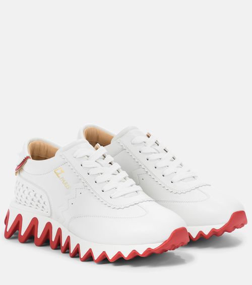 Loubishark leather sneakers