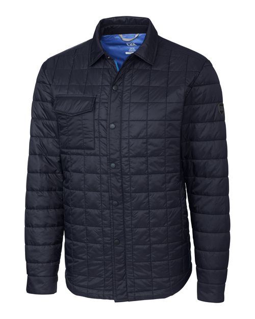 Rainier PrimaLoft Mens Eco Insulated Quilted Shirt Jacket